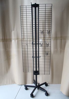 Czterostronny stojak obrotowy W500mm H1800mm (Stojak na akcesoria do telefonów komórkowych z hakiem)