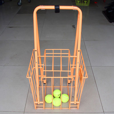 Stojak do przechowywania sprzętu sportowego Składany 300 mm Szerokość 350 mm Długość Wózki do nauki tenisa, duża pojemność kulek