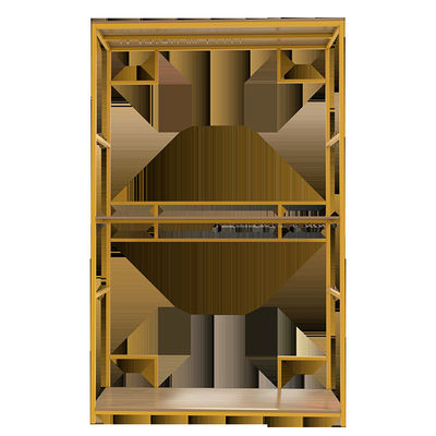 Podwójna warstwa 255 mm Głębokość 407 mm Wysokość Organizer na ubrania Szafka ekspozycyjna z zamkiem