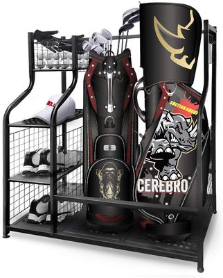 4 zdejmowane haczyki Bardzo duży organizer na torby golfowe do klubów