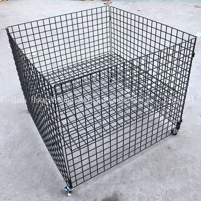 Centrum handlowe Przenośny wózek metalowy na klatkę Prosty, nowoczesny design z wózkiem na kółkach Wózek do przechowywania poduszek
