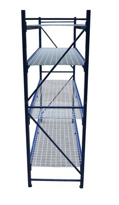 1880 mm Długość 600 mm Szerokość Półki magazynowe w kolorze niebieskim