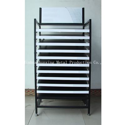 Szerokość 484 mm Długość 620 mm Metalowy stojak na czasopisma, stojak na czasopisma samodzielnie