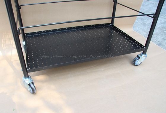Stojak do przechowywania sprzętu sportowego o wysokości 800 mm i szerokości 370 mm Ballport 325 Wózek do tenisa z piłką, kolor czarny