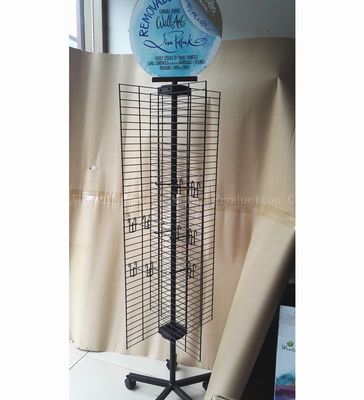 Czterostronny stojak obrotowy W500mm H1800mm (Stojak na akcesoria do telefonów komórkowych z hakiem)