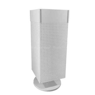 540mm Długość 1440mm Wysokość Obrotowy stojak wystawowy, Obrotowy wyświetlacz Pegboard Czterostronny