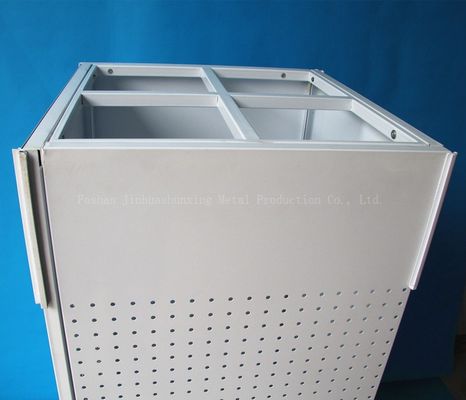 540mm Długość 1440mm Wysokość Obrotowy stojak wystawowy, Obrotowy wyświetlacz Pegboard Czterostronny