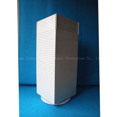 540mm Długość 1440mm Wysokość Obrotowy stojak wystawowy, Obrotowy wyświetlacz Pegboard Czterostronny