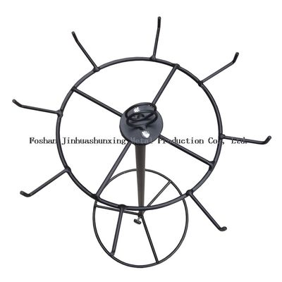 Wysokość 550 mm Szerokość 100 mm Obrotowy stojak ekspozycyjny z haczykami