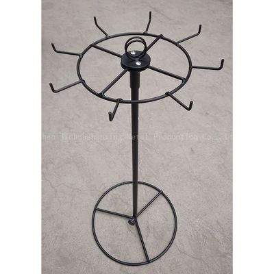Wysokość 550 mm Szerokość 100 mm Obrotowy stojak ekspozycyjny z haczykami