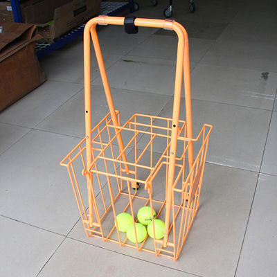 Stojak do przechowywania sprzętu sportowego Składany 300 mm Szerokość 350 mm Długość Wózki do nauki tenisa, duża pojemność kulek