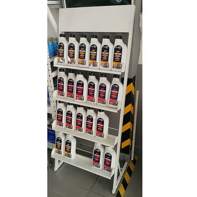 Stojak na produkty Biały Wysokość 1500 mm Głębokość 300 mm Półki ekspozycyjne do sklepów detalicznych