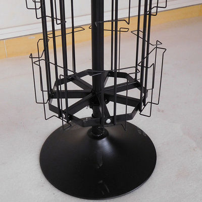 L350mm H1600mm Obrotowy stojak wystawowy, obrotowy stojak na karty z lustrem