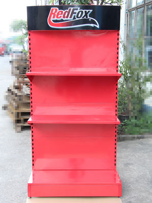 Jasnoczerwony TUV Zatwierdzony stojak na narzędzia Pegboard, stojak na kołki do sklepu detalicznego