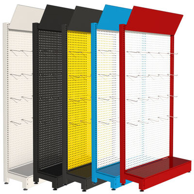ODM Supermarket Stojaki ekspozycyjne Sklep Detaliczny metalowy stojak do przechowywania narzędzi Pegboard Stojak na akcesoria