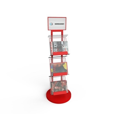 Wire Newspaper Metal Organizer Półka na czasopisma Stojak na półki