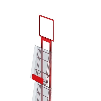 Wire Newspaper Metal Organizer Półka na czasopisma Stojak na półki